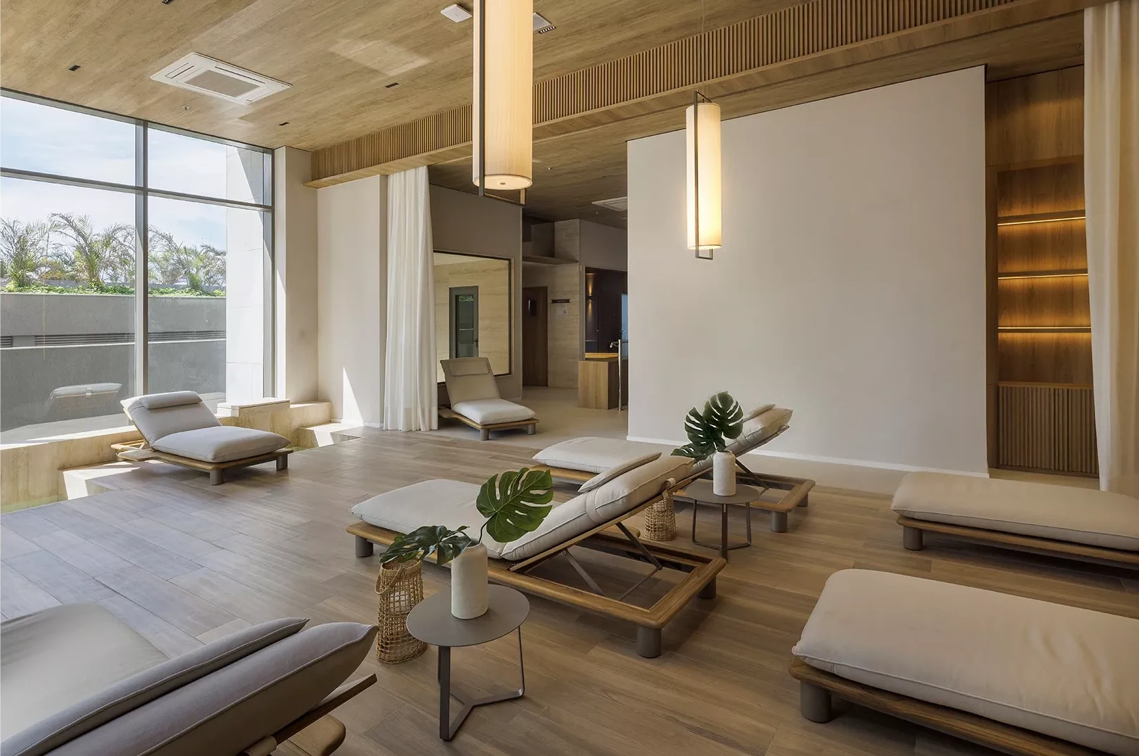 Spa — saunas seca e a vapor